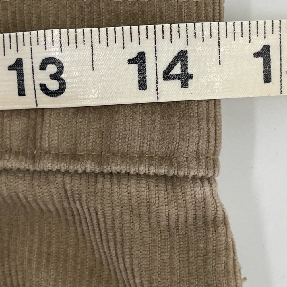 Levi’s Beige Corduroy Cords Straight Leg Pants Jeans 29x29 (29x28 1/8”) Vtg 70s - Picture 6 of 11